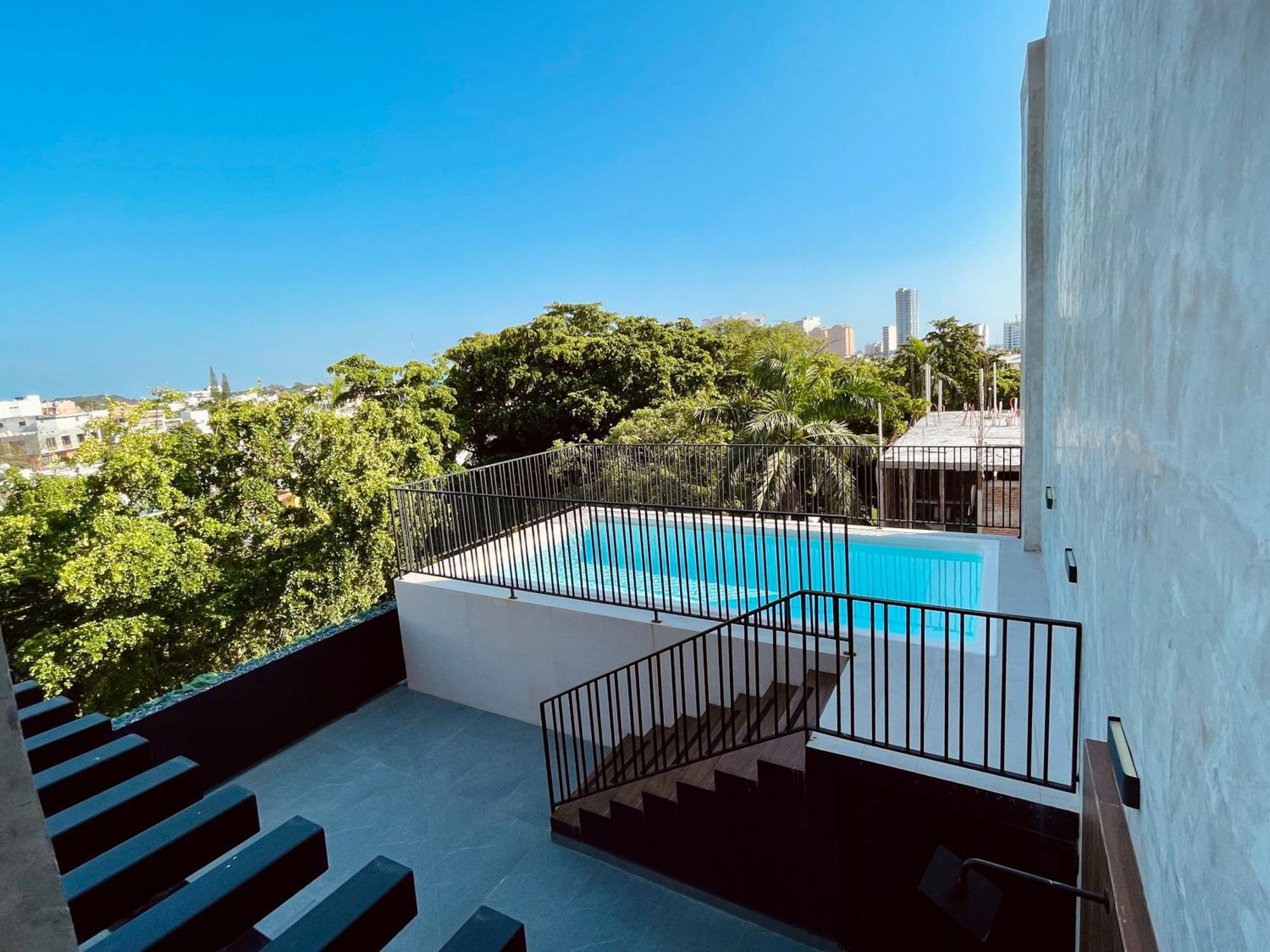 Depa Para 6 Con Alberca En Roof - Perlas 9 Mazatlan Exterior photo